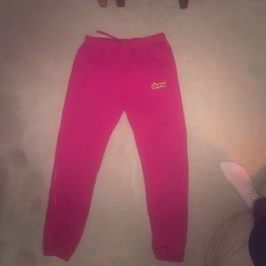 Drew house magenta sweat pants